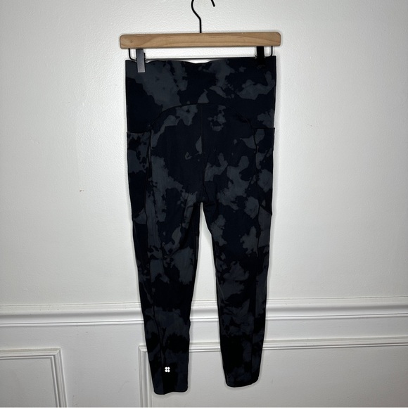 Sweaty Betty Power 7/8 Length Black Fade Print Legging Womens 8 - Picture 3 of 5